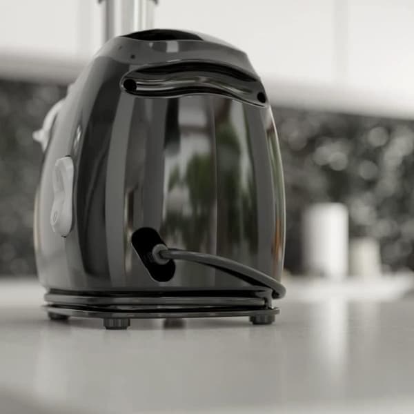 Elektrisk köttkvarn SMAPP 489.8, 2000 W, svart, 3 perforerade skivor i rostfritt stål 2,7 mm, 4 mm, 8 mm, korvtilbehör