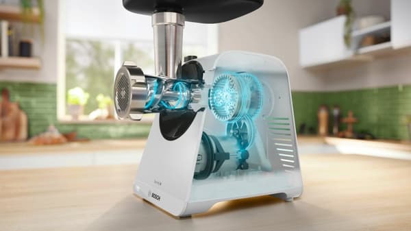 Bosch Serie 4 MFWS420W lihamylly 1900 W Valkoinen, Musta