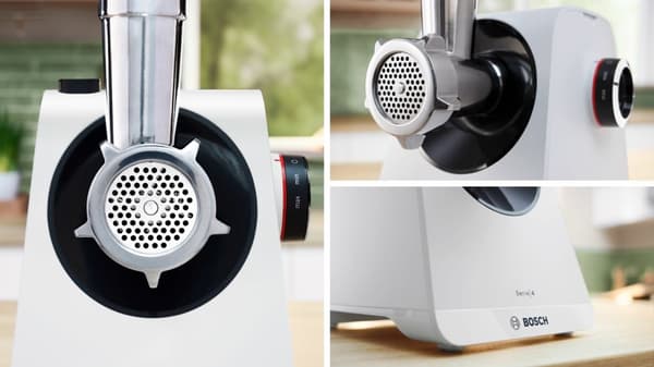 Bosch Serie 4 MFWS420W lihamylly 1900 W Valkoinen, Musta