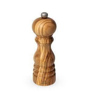 Saltkvarn - PEUGEOT SAVEURS - Paris - Oliventrä - 18 cm - Mekanism i rostfritt stål