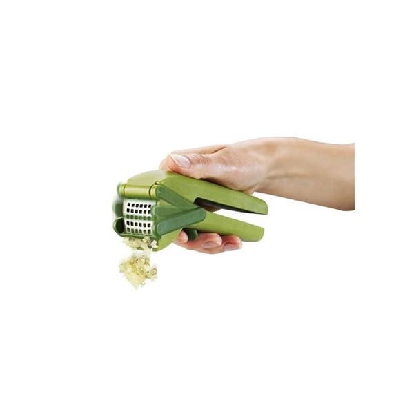 Pressa vitlök - Joseph Joseph - CleanForce - Inbyggt torkblad - Utan BPA - Grön