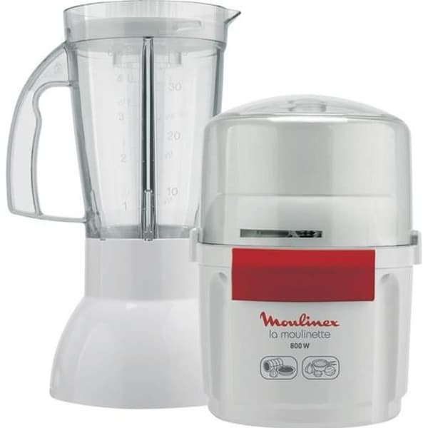 Porslin | Moulinex La Moulinette AR6801 matberedare 1,25 l 800W Vit