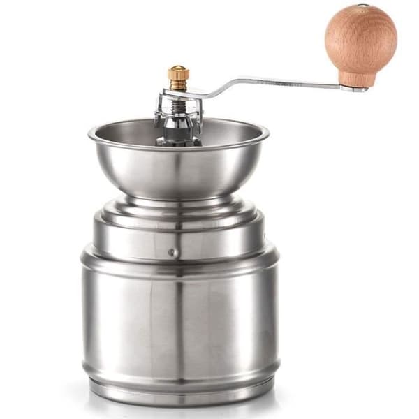 Kaffekvarn - ZELLER - Silver - Rostfritt stål - Keramik - Trä - Modernt