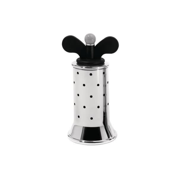 Pepparkvarn - Alessi - 9098 - 18/10 rostfritt stål - Svart - Ø6,3 H.11 cm