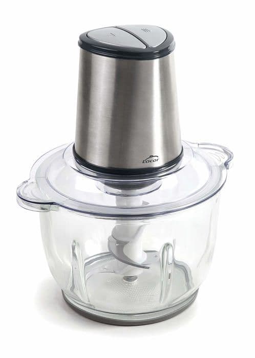Lacor elektrisk hackare - 69073 - Elektrisk kanna, glas, grå, standard