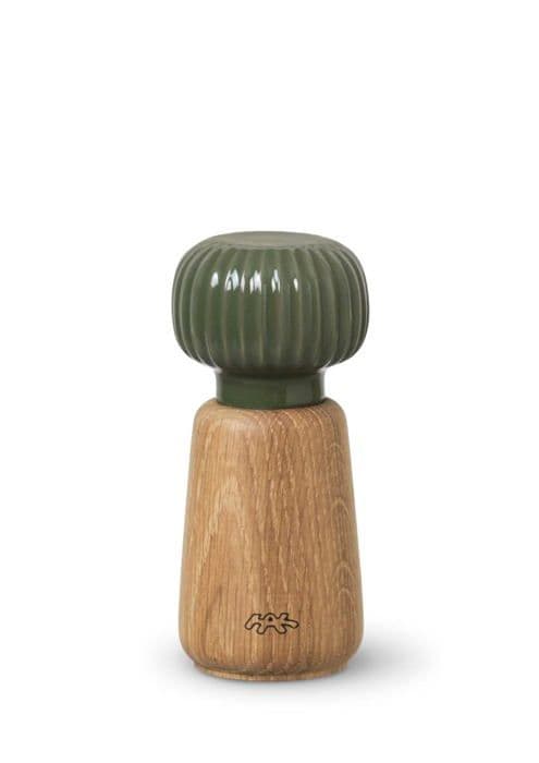 Hak kähler kökskvarn - 692246 - Kahler Mill H14 cm Hammershi manuell dansk design Kryddkvarn, grön