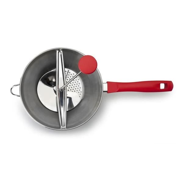 Ibili 742420 Potatisstötare med 3 skivor i rostfritt stål 20 cm