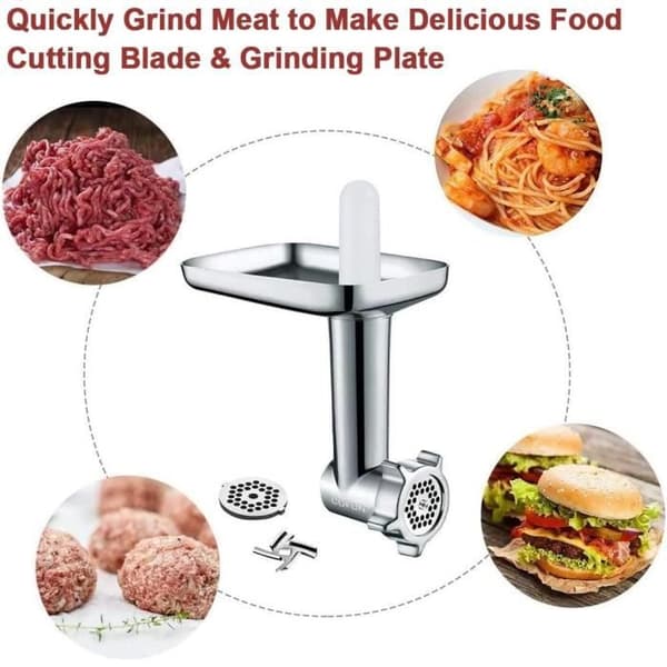Köttkvarn - GENERIC - KitchenAid - Aluminium - 10 pund kapacitet - Multifunktionell