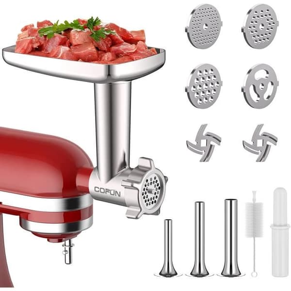 Köttkvarn - GENERIC - KitchenAid - Aluminium - 10 pund kapacitet - Multifunktionell