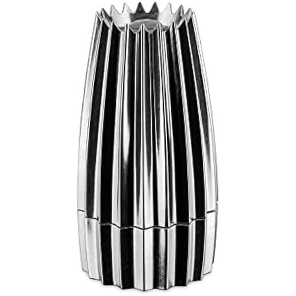 Moulin för salt, peppar och kryddor - ALESSI - Mal WAL03 - Gjutet aluminium - Nutida design - Silver