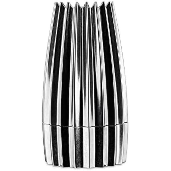 Moulin för salt, peppar och kryddor - ALESSI - Mal WAL03 - Gjutet aluminium - Nutida design - Silver
