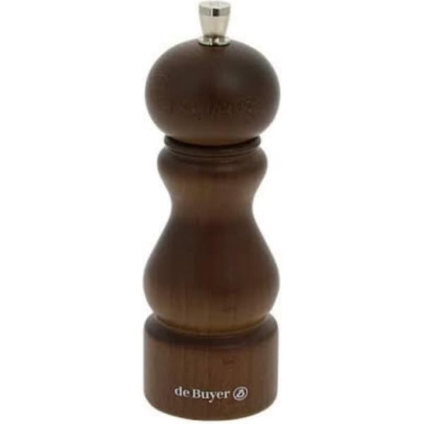 Saltet kvarn - DE BUYER - Rumba - 20 cm - Bok - Mörk nyans
