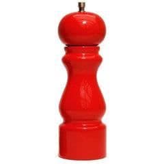 Kvarn - Marlux - Pepparröd - Lackad bok - 20 cm - Ø 7,3 cm