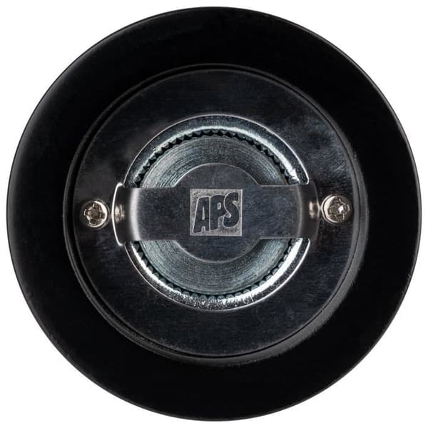 Aps - 40578 - Peppar- och kryddkvarn i akaciaträ med kolfiberslip i svart Ø 5 cm Höjd 17 cm