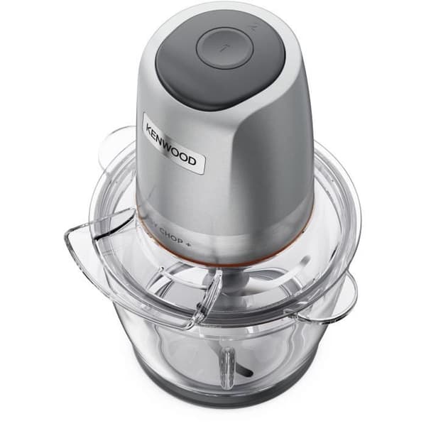 KENWOOD CHP62.400S Easy Chop+ Minileikkuri - 4 ruostumattomasta teräksestä valmistettua terää - 600 ml - 2 nopeutta