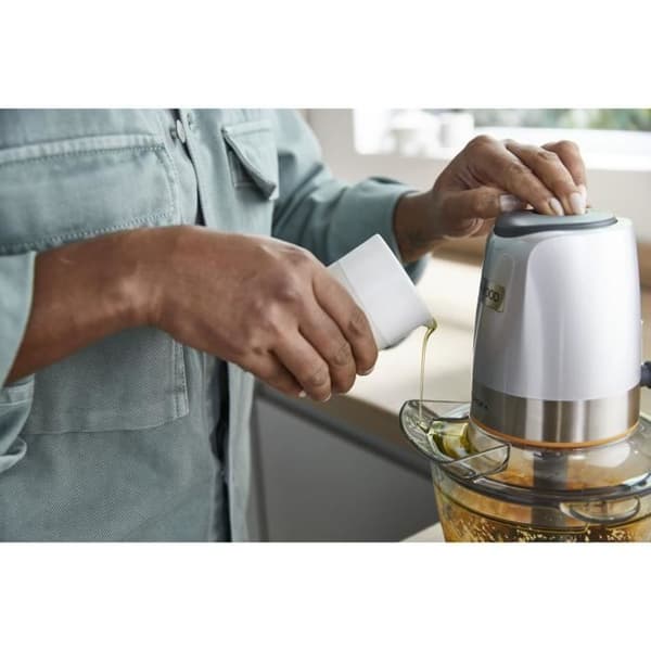 KENWOOD CHP62.400S Easy Chop+ Minileikkuri - 4 ruostumattomasta teräksestä valmistettua terää - 600 ml - 2 nopeutta