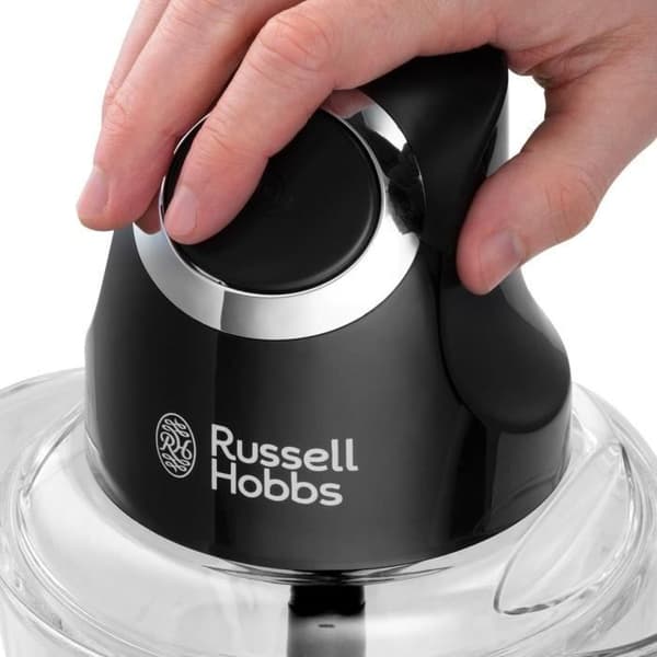 Minihackare - RUSSELL HOBBS - Desire 24662-56 - 200 W - 1 liters glasskål - Rostfria knivar - Mattsvart
