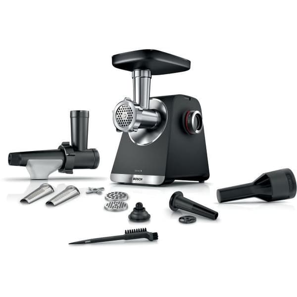 BOSCH Serie 6 MFWS650B Kødhakker - 500 W - 3,5 kg/min - 3 Hakkerit - Sort