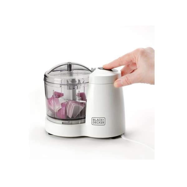 Hachoir - BLACK + DECKER - BXCH120E - 120W - 350ML - Knappar i rostfritt stål