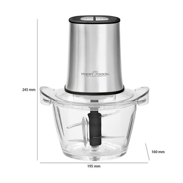 Hackare - PROFICOOK - PC-MZ 1150 - 400 Watt - Rostfritt stål