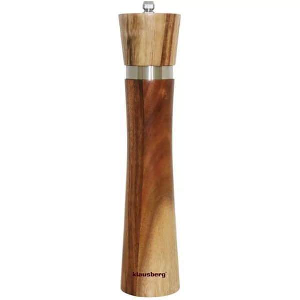 Salt- och pepparkvarn - KLAUSBERG - KB-7592 - Akacia - 25 cm - Keramisk mekanism