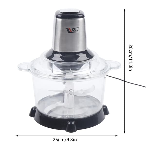 Elektrisk Kökshackare, 300W Kraftfull Motor, 5L Kapacitet,Klar, EU