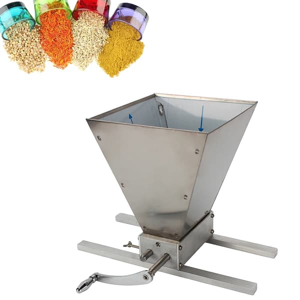 Elektrisk Kornmølle, Justerbar Rullemølle, 1,06 Gallon Traktorkapacitet