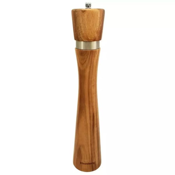 Peppar- och saltkvarn - KLAUSBERG - KB-7593 - Akacia - 31,5 cm - Keramisk mekanism