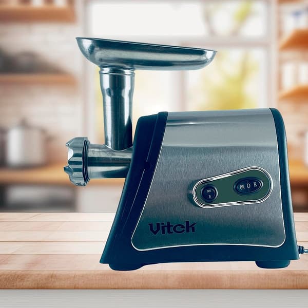 Köttkvarn / köttkvarn 2500 watt med 2 hålskivor &amp; tillbehör