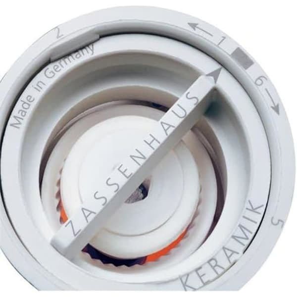 Saltkvarn - ZASSENHAUS - 35292 - Rostfritt Stål - Justerbar 6 lägen - 14 cm hög