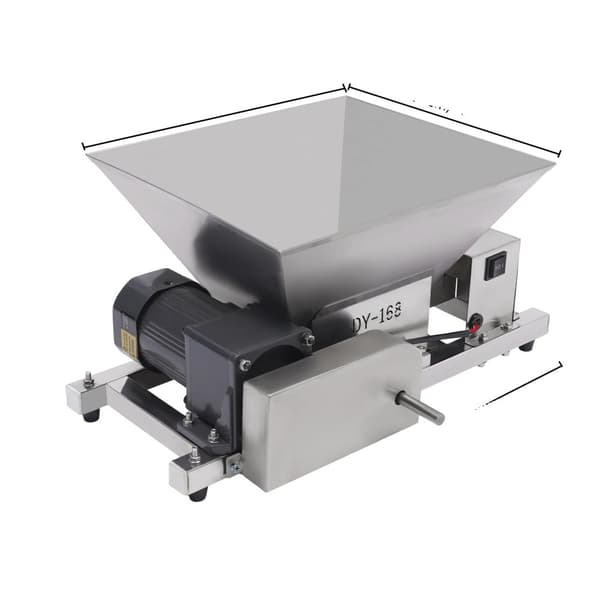 Elektrisk Kornkvarn, 60W Effekt, 4L Kapacitet, 20kg/h Produktion,Silver