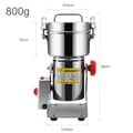 Miniatyrbillede 2 af 2: Elektrisk Kaffekværn, 800g Kapacitet, Superfin Knusning, 25000 omdr./min Hastighed,800g 220v EU stik