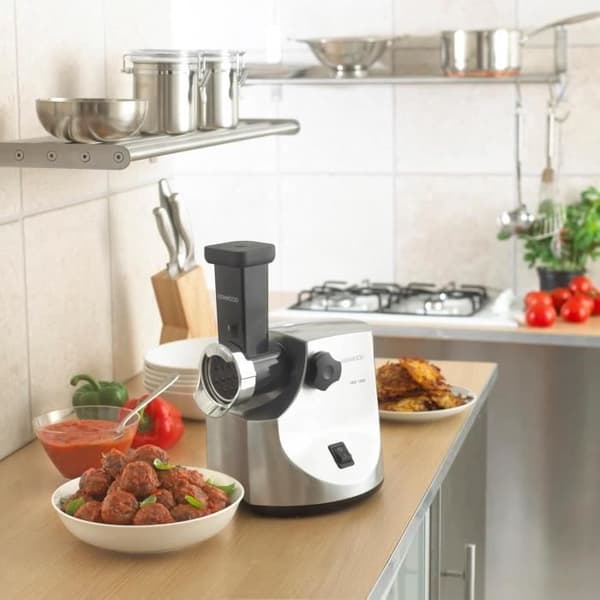 Köttkvarn - KENWOOD - MG516 - 1600 W - Borstad metall - Tillbehör ingår