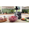 Miniatyrbild 5 av 6: Köttkvarn BOSCH Serie 6 MFWS650B - 500 W - 3,5 kg/mn - 3 köttkvarnsplattor - Svart