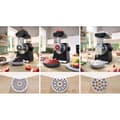 Miniatyrbild 6 av 6: Köttkvarn BOSCH Serie 6 MFWS650B - 500 W - 3,5 kg/mn - 3 köttkvarnsplattor - Svart
