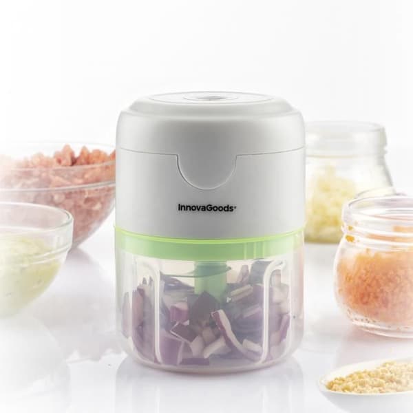 InnovaGoods Echoppie bärbar uppladdningsbar minihackare | Vit