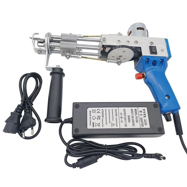70W 5-40 nålar/sekund 7-21mm justerbar bärbar elektrisk tuftpistol, hög effektivitet, lätt att använda