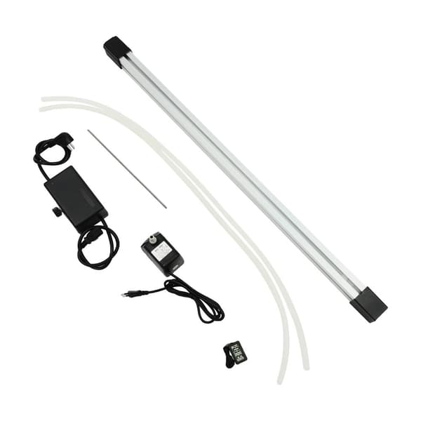 Elektrisk Akrylbøjer, 1000W Kraft, Justerbar Temperatur, Holdbar Aluminium Konstruktion,Metallic