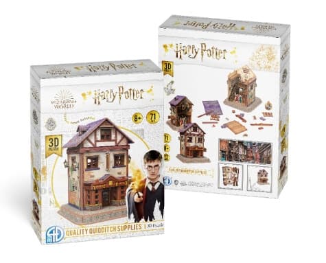 Harry Potter Kvalitetsutrustning till Quidditch 3D-Pussel 71 Bitar