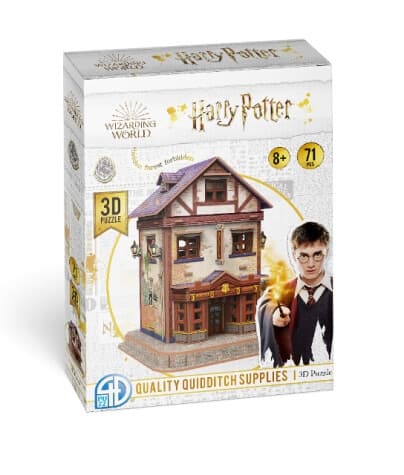 Harry Potter Kvalitetsutrustning till Quidditch 3D-Pussel 71 Bitar