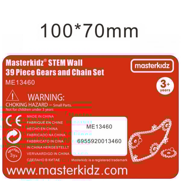 Kugghjul Bygg Din Egen Mekanism - Masterkidz STEM Vetenskaps och Kreativitetsnämnd