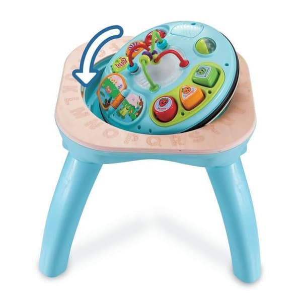 VTECH BABY Evolutionært Aktivitetsbord - Natur - FSC-certificeret trælegetøj - 9 måneder til 4 år