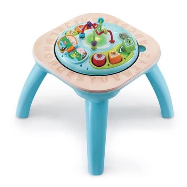 VTECH BABY Evolutionært Aktivitetsbord - Natur - FSC-certificeret trælegetøj - 9 måneder til 4 år