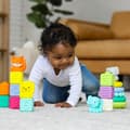 Miniatyrbild 3 av 5: Ask med 20 sensoriska delar - INFANTINO - 315222 - Stapelbara