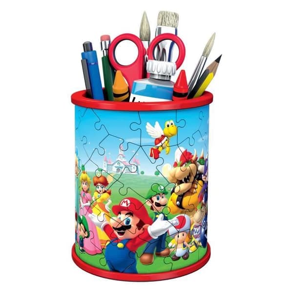 Super Mario 3D Pennhållare - Ravensburger - Barnpussel - 54 bitar - Limfritt - Från 6 år
