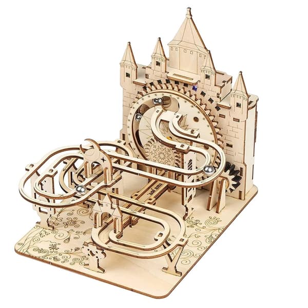 Elektrisk Marmorbanan, 3D Pussel, Trämodellset