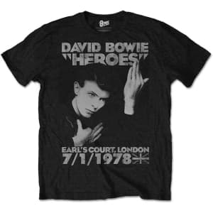 David Bowie - Heroes Earls Court Uni Bl    S M