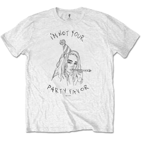 Billie Eilish - Party Favor Uni Wht