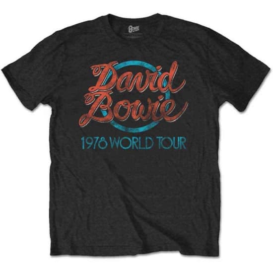 David Bowie - Unisex Tee: 1978 World Tour