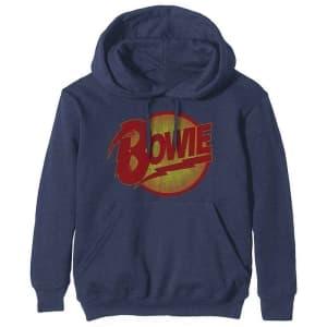 David Bowie - Unisex Pullover Hoodie: Vintage Diamond Dogs Logo
